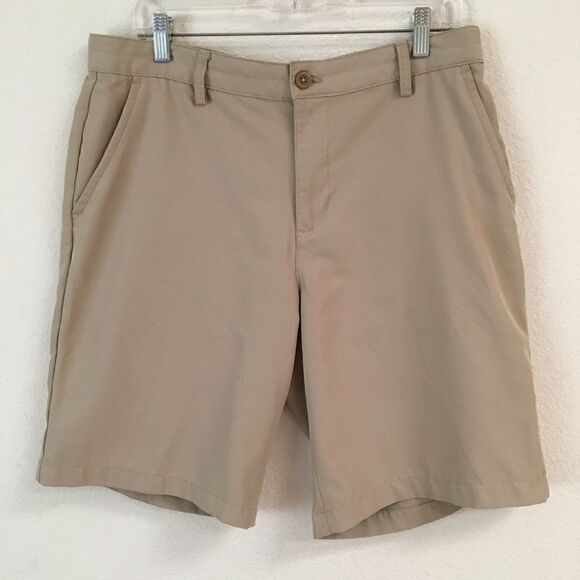 Izod tan classic fit golf shorts 34 - Picture 1 of 6